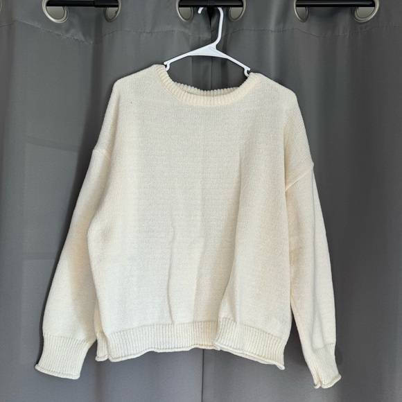 SHEIN Sweaters - SHEIN Cream Sweater